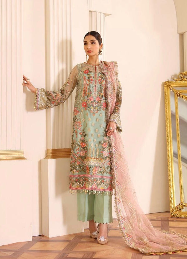 Baroque Net Suit-Green-Net-Aarasta