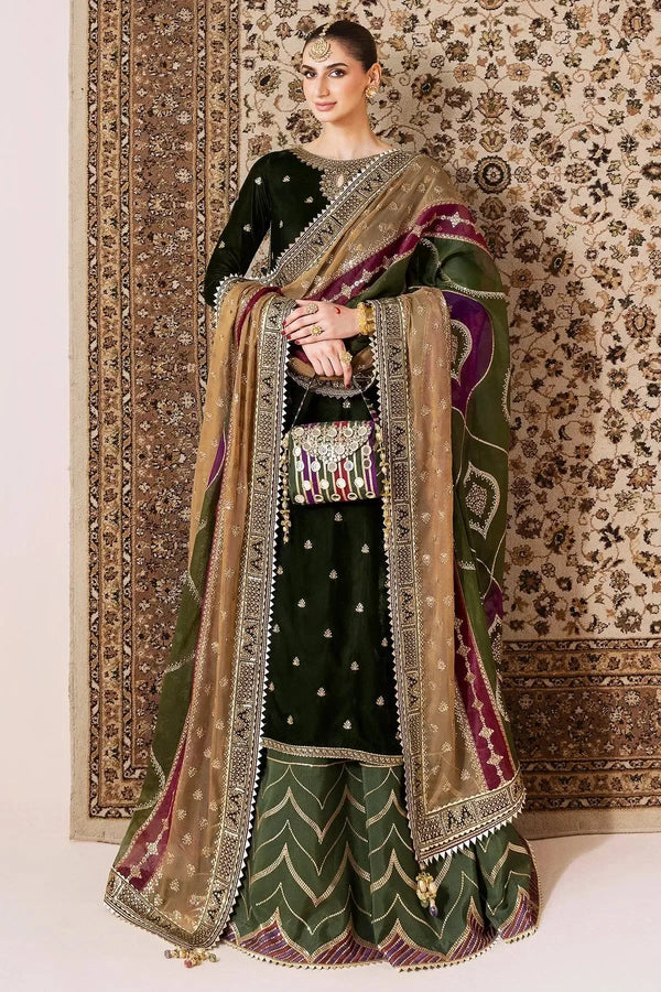 Jazmin Velvet Suit-Green-Velvet-Aarasta