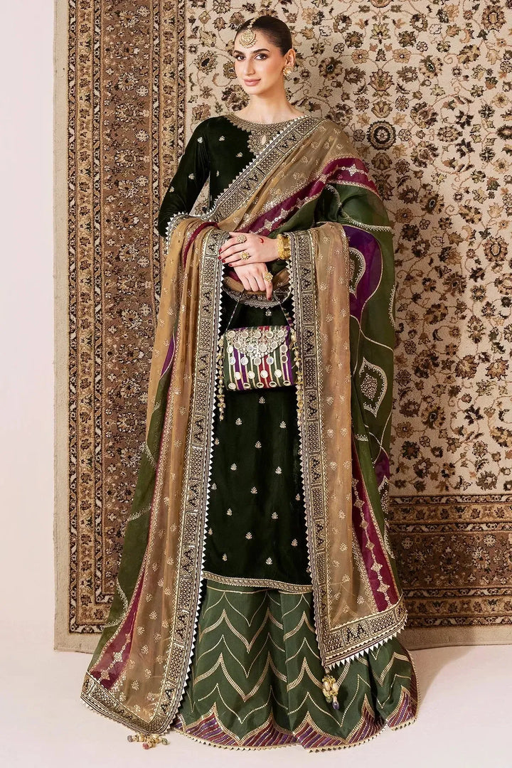 Jazmin Velvet Suit-Green-Velvet-Aarasta