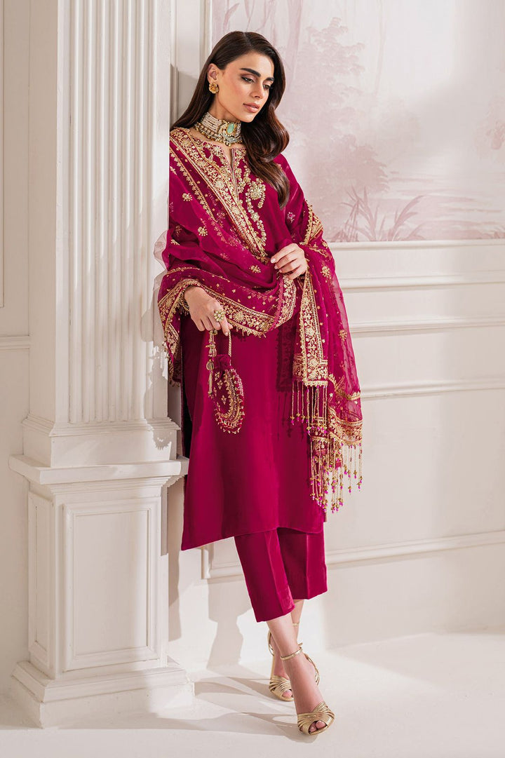 Baroque Velvet Suit-Red-Velvet-Aarasta