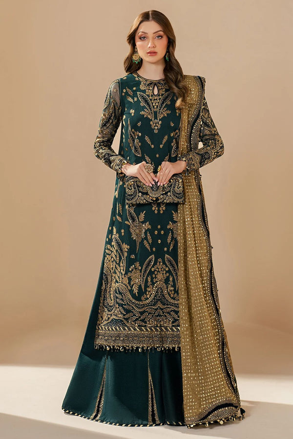 Jazmin Chiffon Suit-Zinc-Chiffon-Aarasta