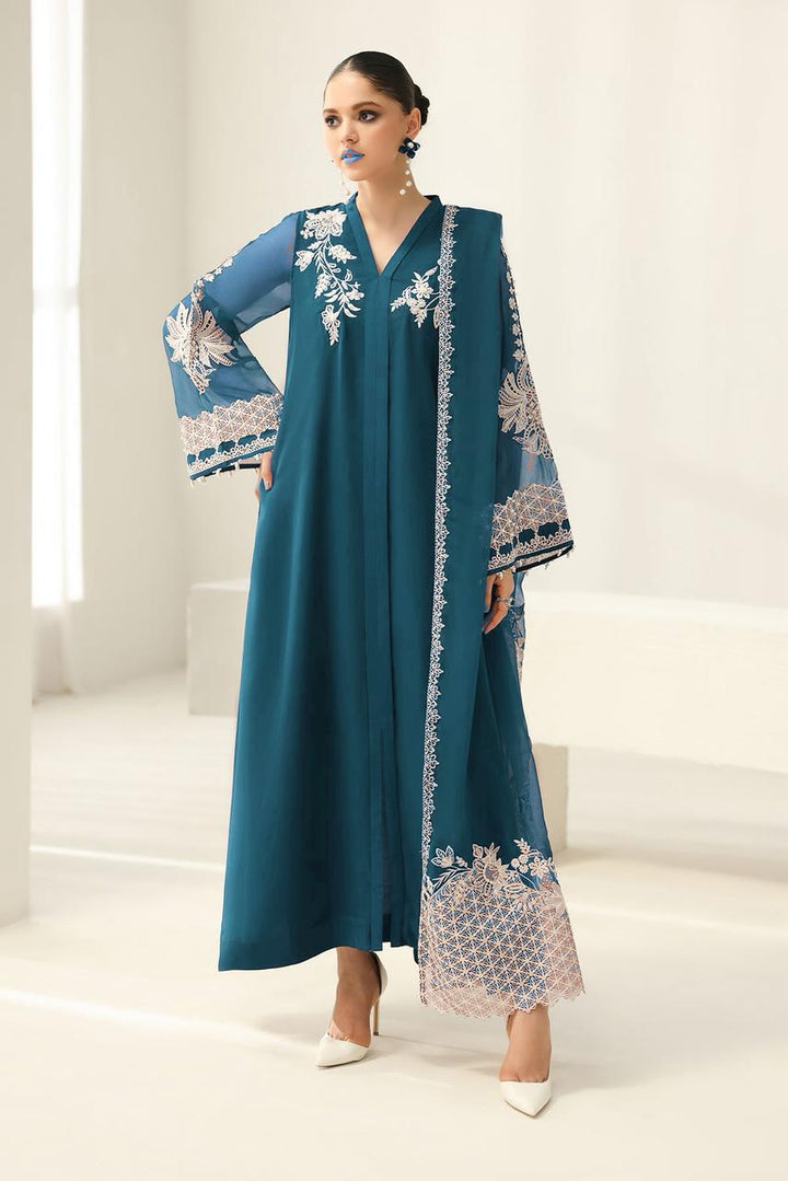 Baroque Chiffon Suit-Zinc-Chiffon-Aarasta