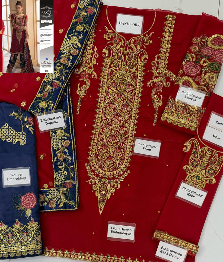 Charizma Chiffon Suit-Aarasta