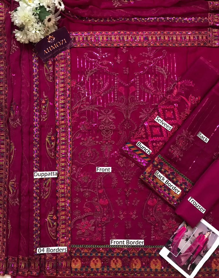 Jannan Chiffon Suit-Aarasta