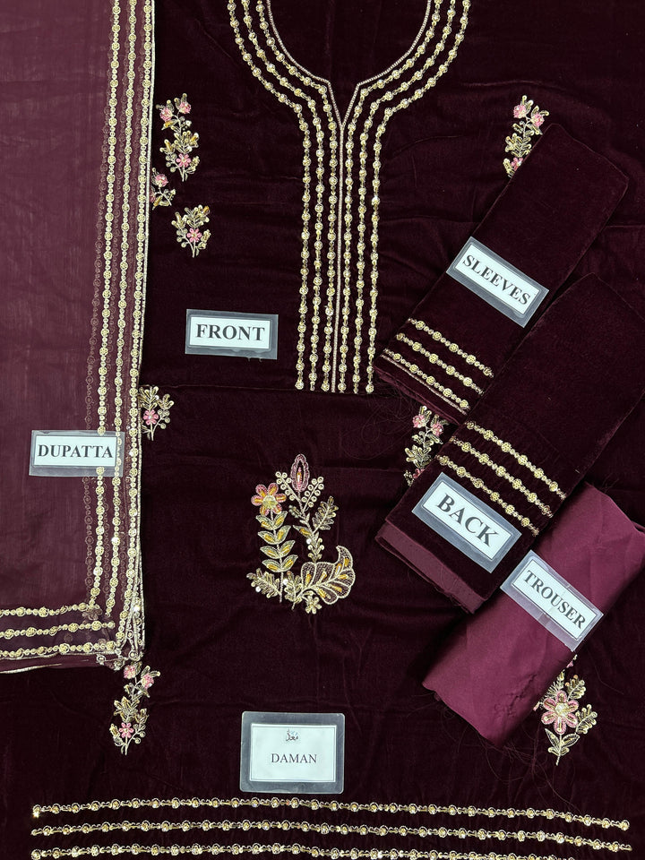 Charizma Velvet Suit-Aarasta