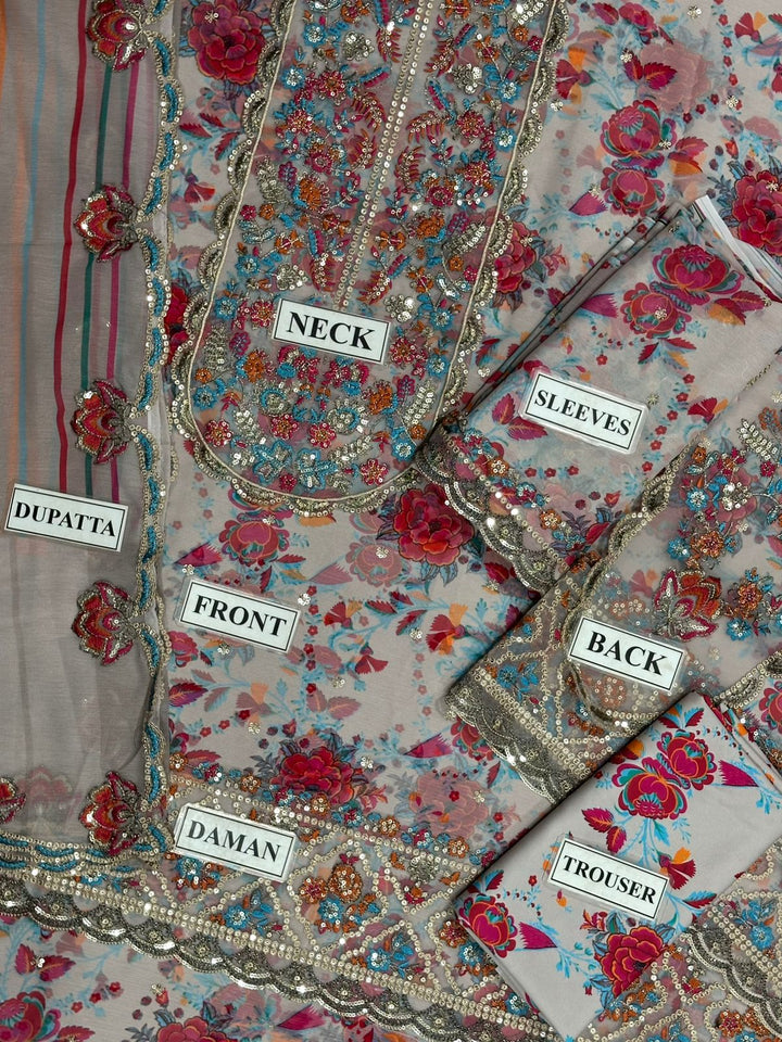 Charizma Chiffon Suit-Aarasta