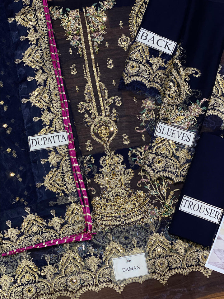 Charizma Chiffon Suit-Aarasta