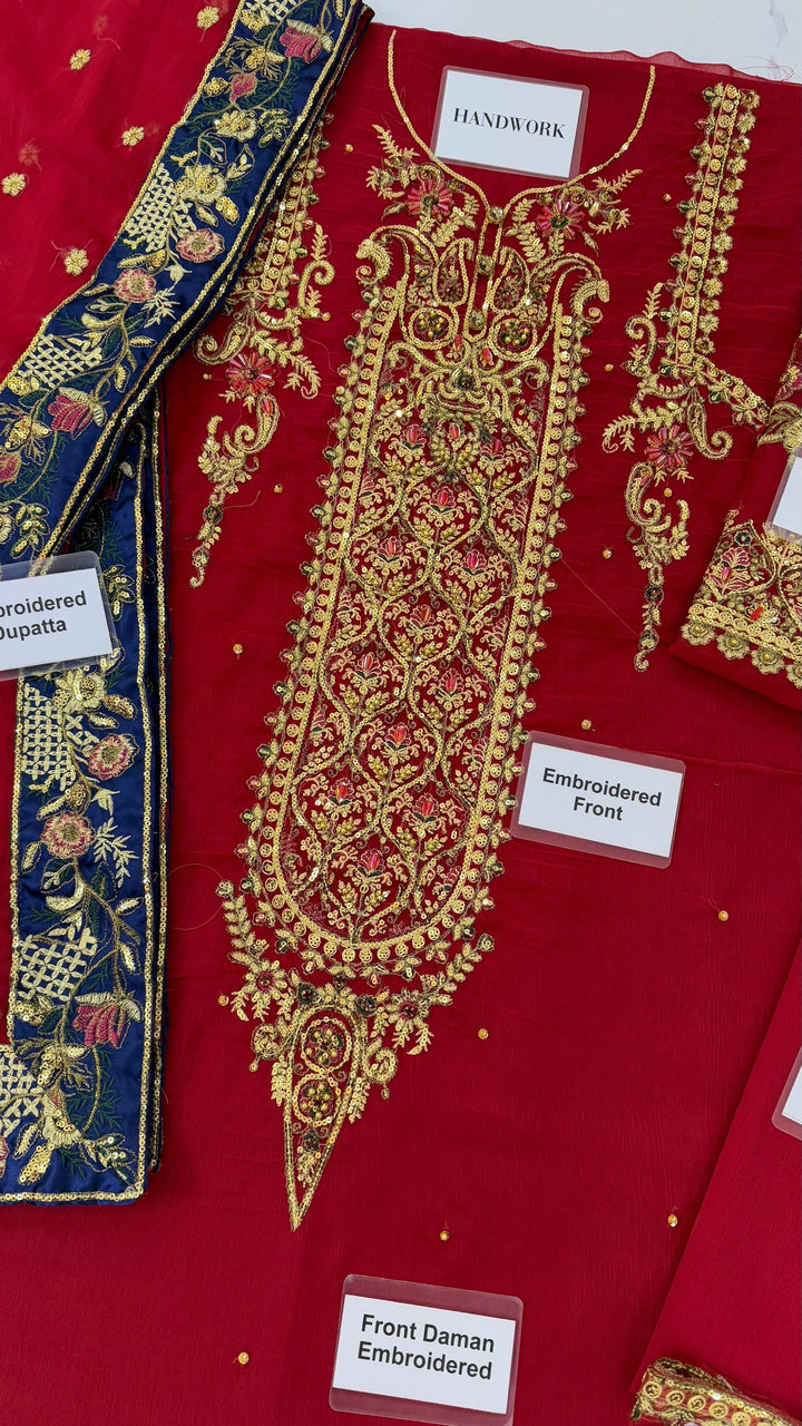 Charizma Chiffon Suit-Aarasta