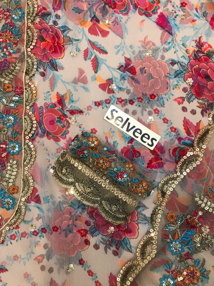 Charizma Chiffon Suit-Aarasta