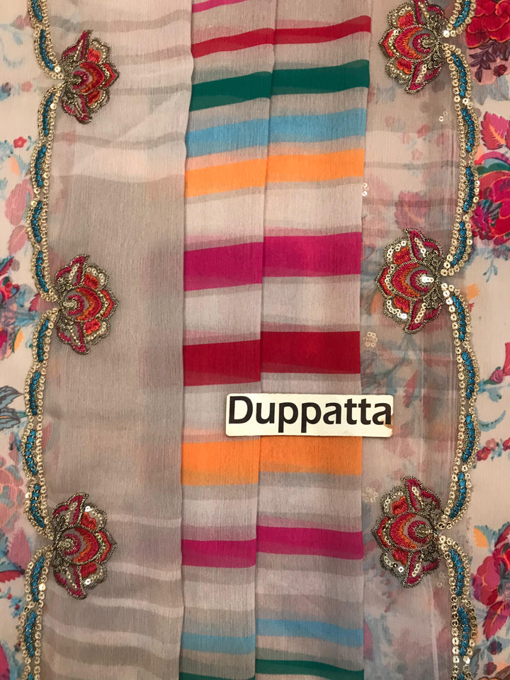 Charizma Chiffon Suit-Aarasta