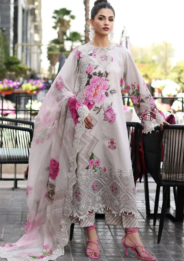 Charizma Silk Suit-Off White-Silk-Aarasta