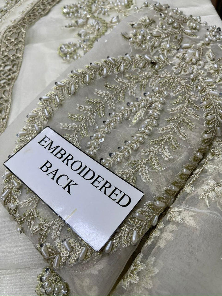 Crimson Organza Suit-Aarasta