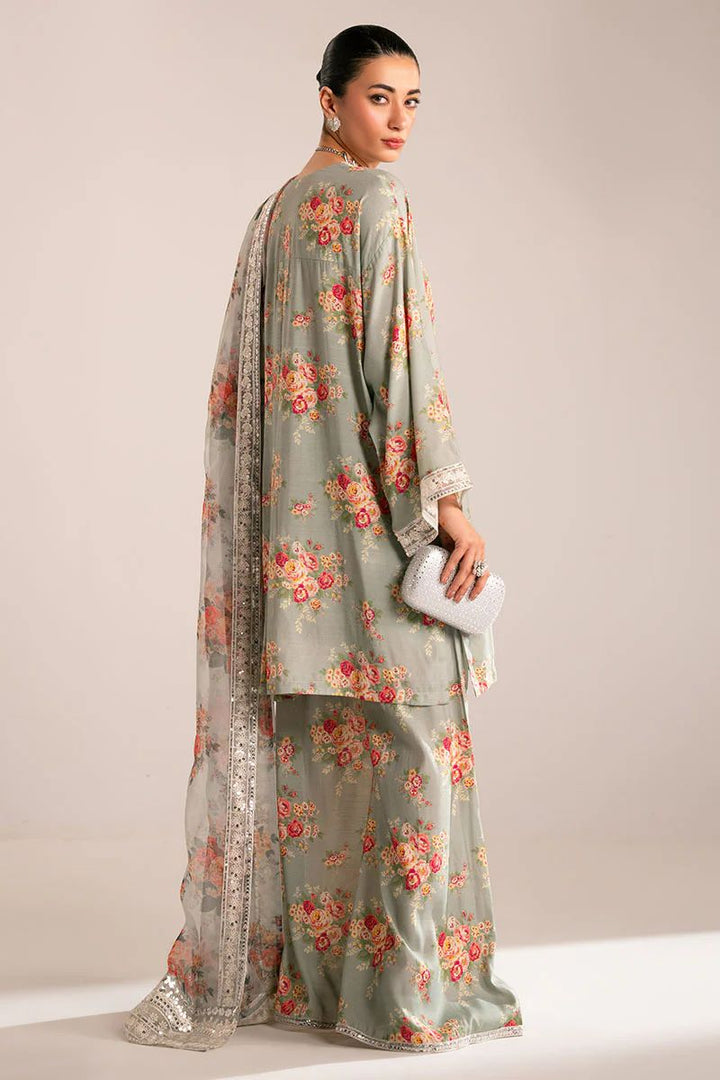 Cross Stitch Raw Silk Suit-Aarasta