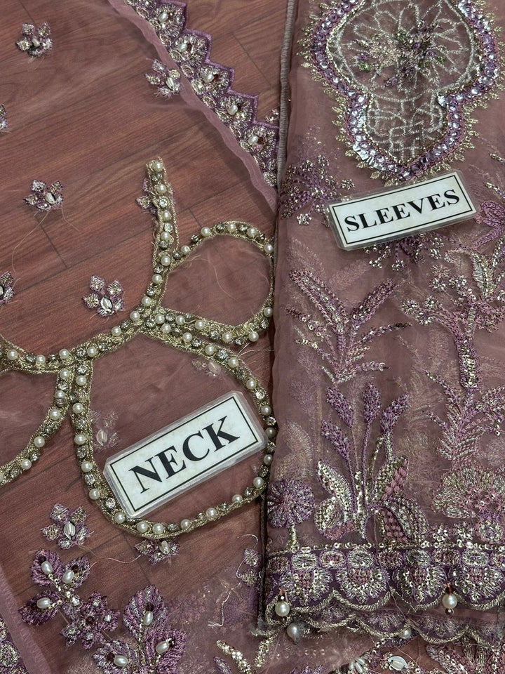 Elaf Organza Suit-Aarasta