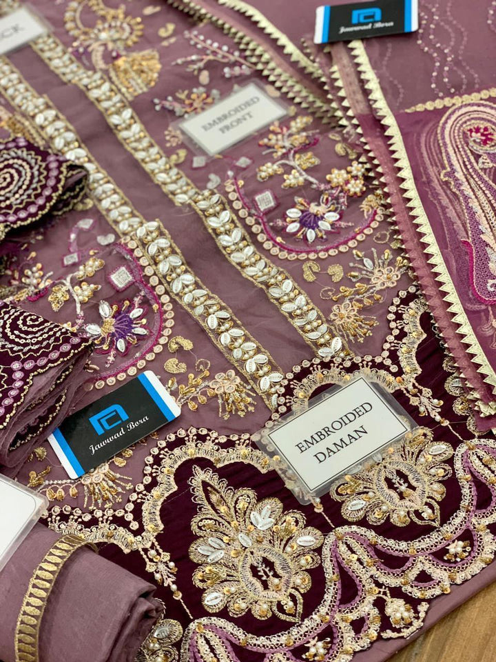 Elaf Organza Suit-Aarasta