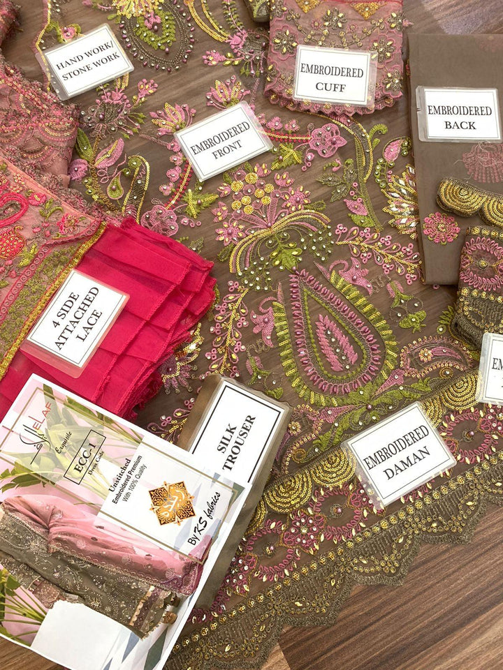 Elaf Organza Suit-Aarasta