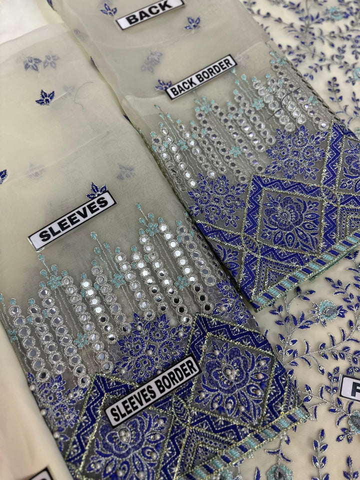 Elaf Organza Suit-Aarasta