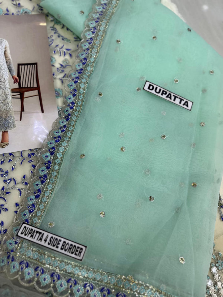 Elaf Organza Suit-Aarasta