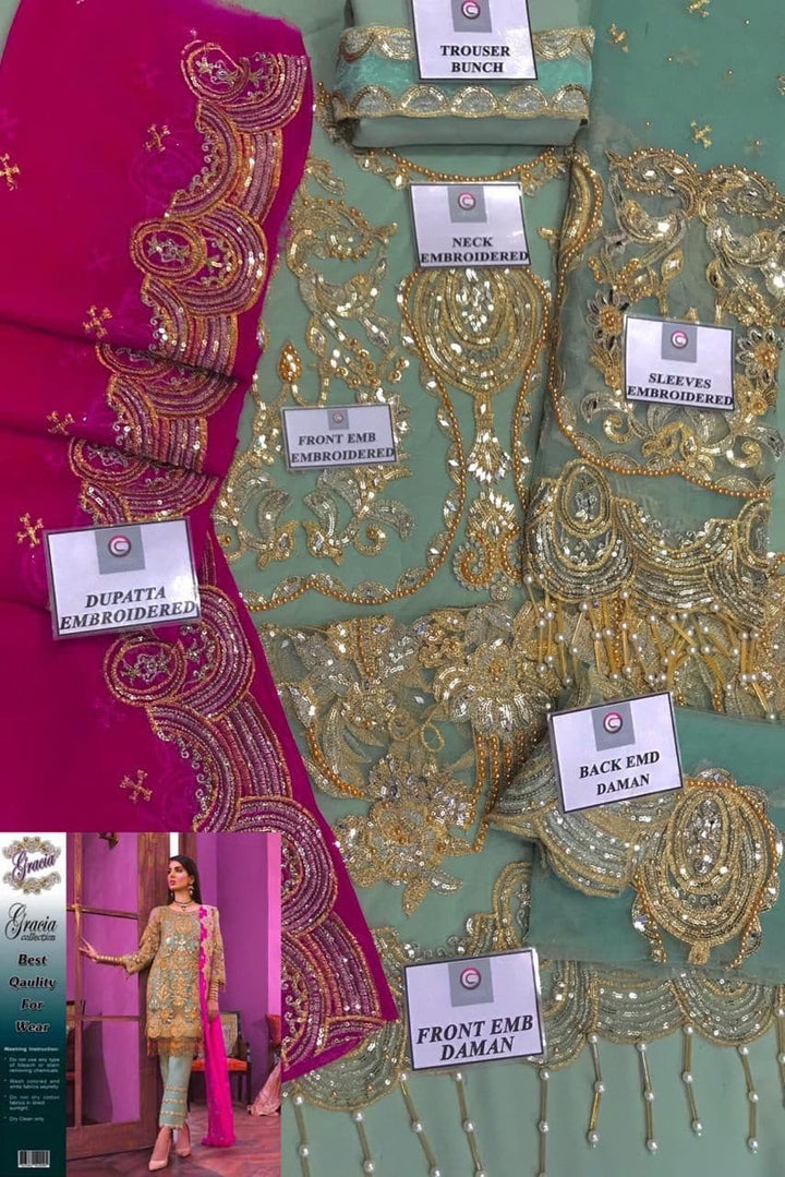 Emaan Adeel Net Suit-Aarasta