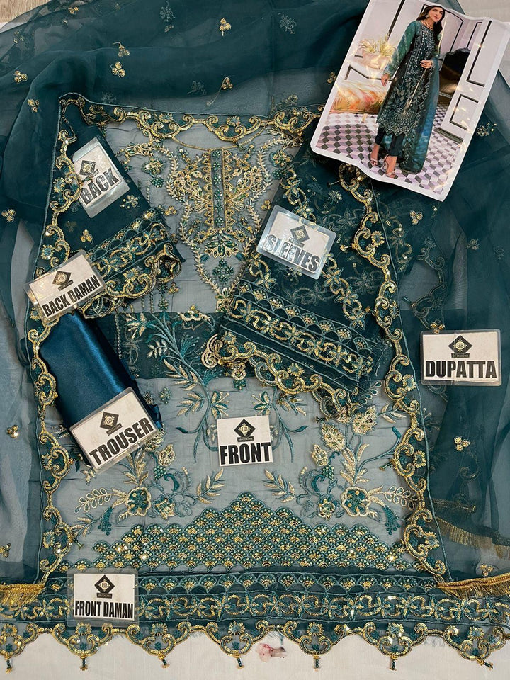 Emaan Adeel Organza Suit-Aarasta