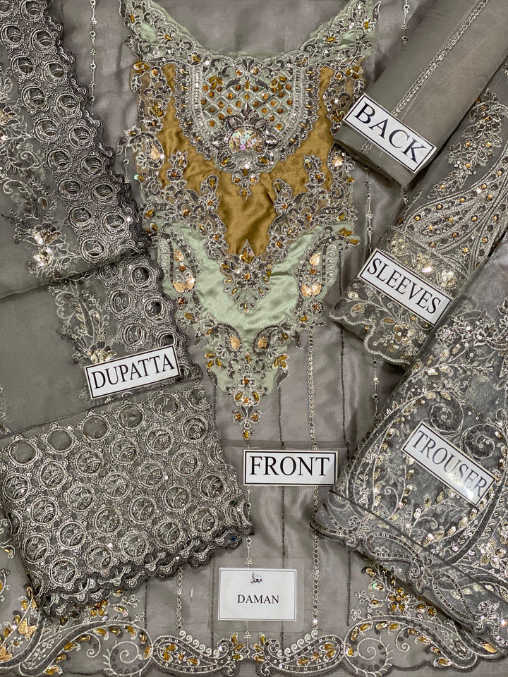 Emaan Adeel Organza Suit-Aarasta