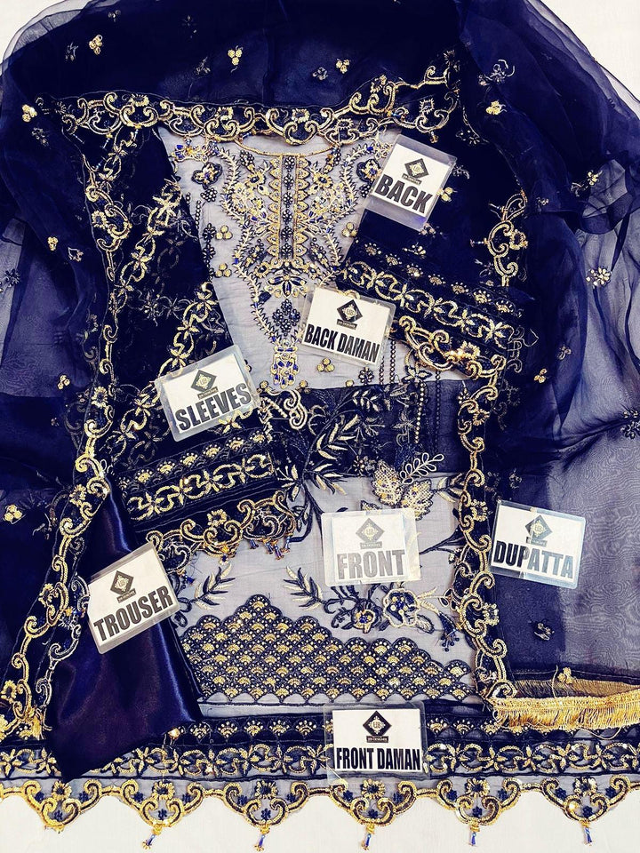 Emaan Adeel Organza Suit-Aarasta