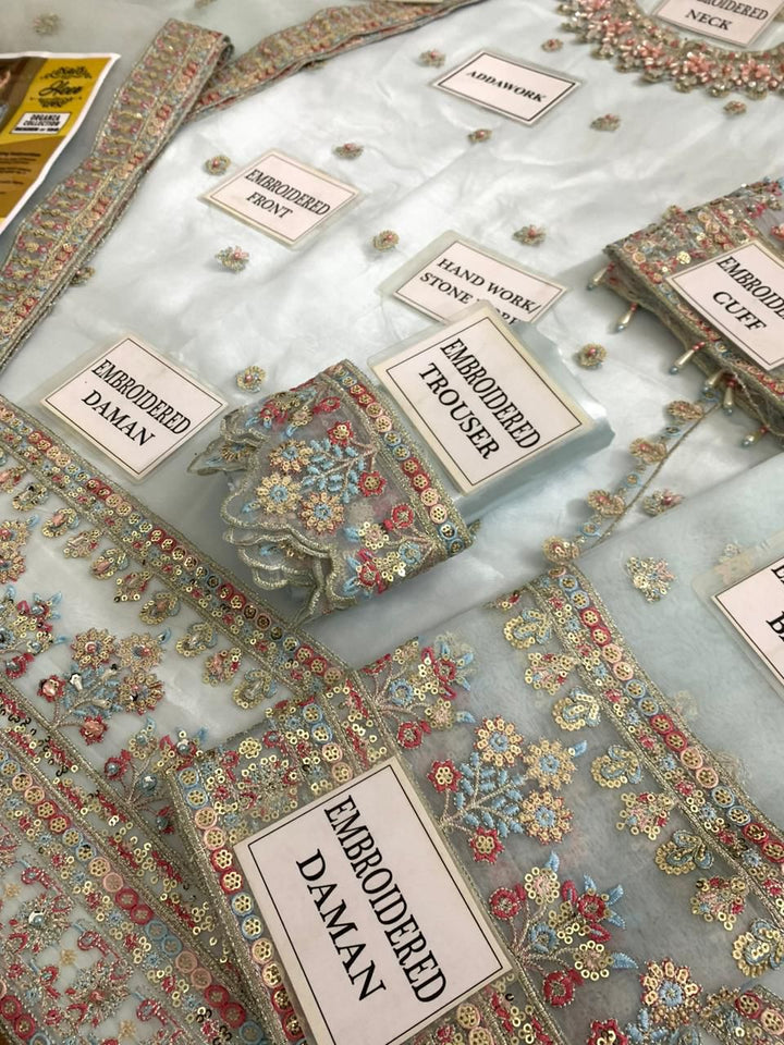 Emaan Adeel Organza Suit-Aarasta