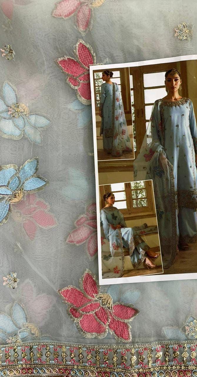 Emaan Adeel Organza Suit-Aarasta