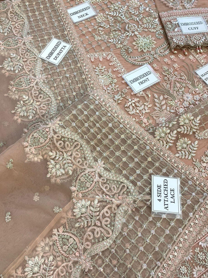 Emaan Adeel Organza Suit-Aarasta