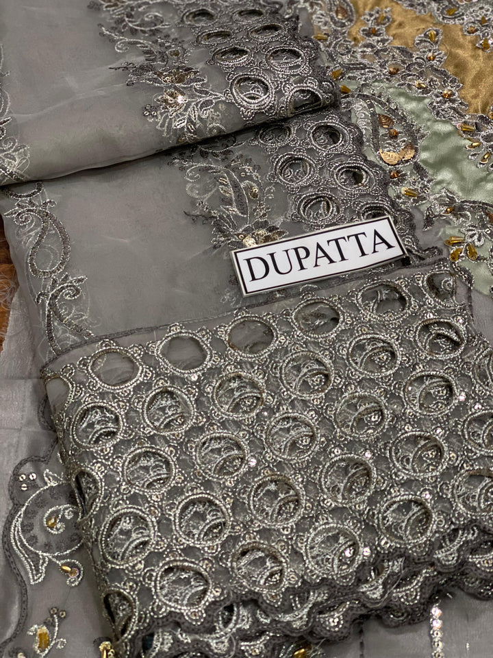 Emaan Adeel Organza Suit-Aarasta