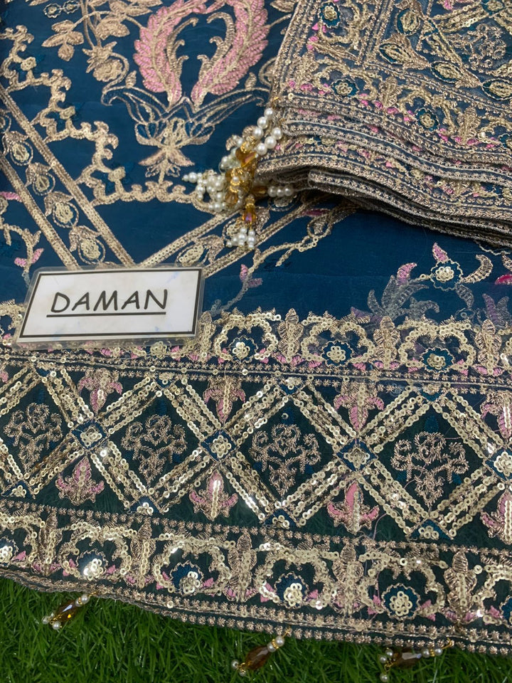 Faiza Saqlain Organza Suit-Aarasta