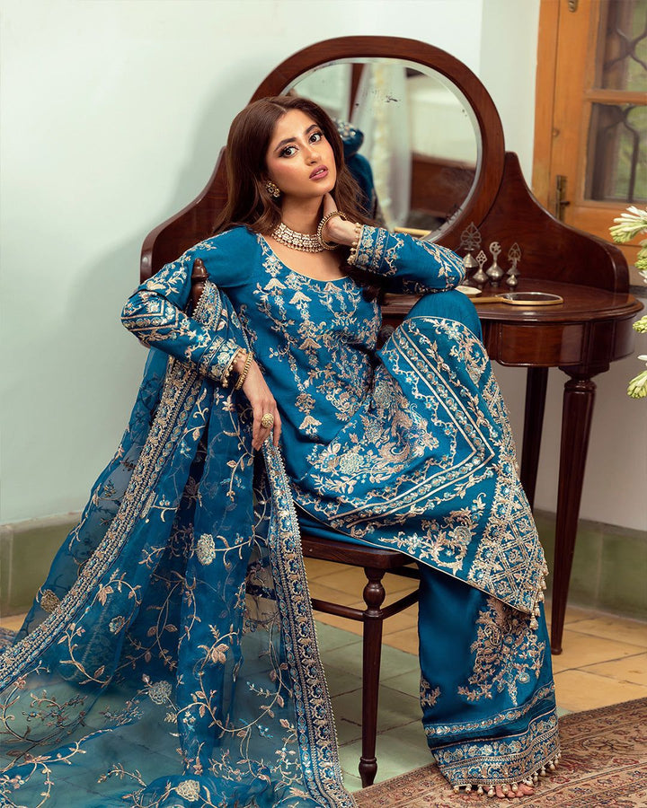 Faiza Saqlain Organza Suit-Aarasta