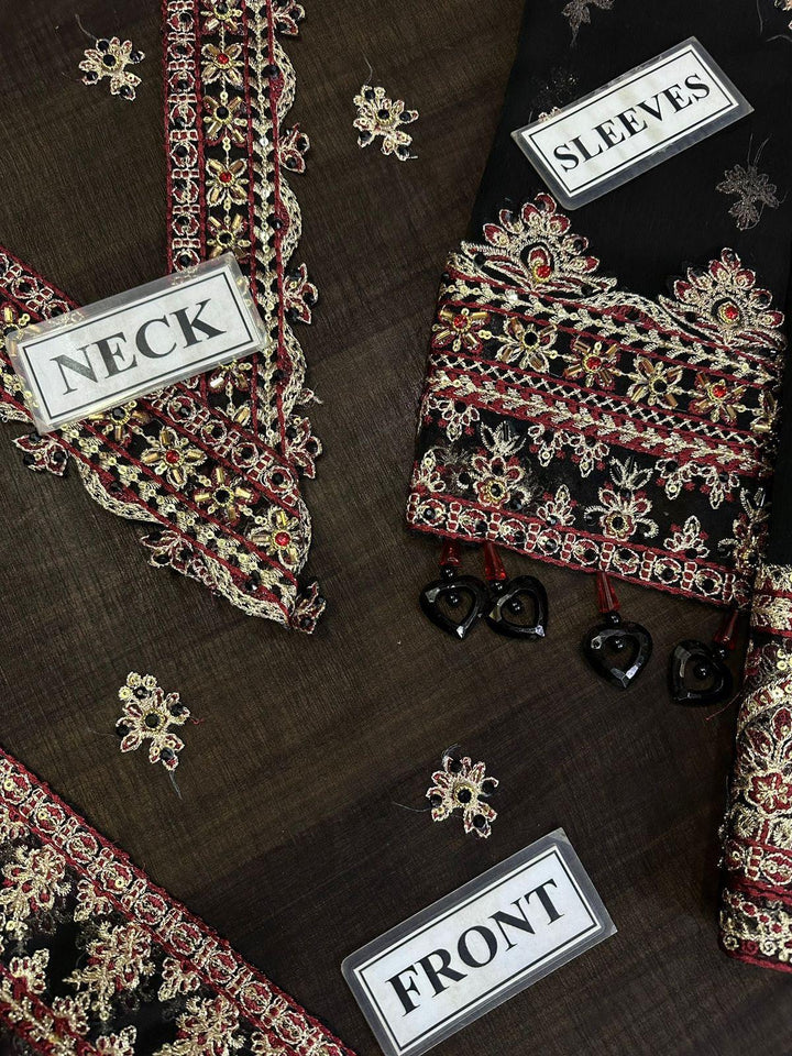 Farasha Chiffon Suit-Aarasta