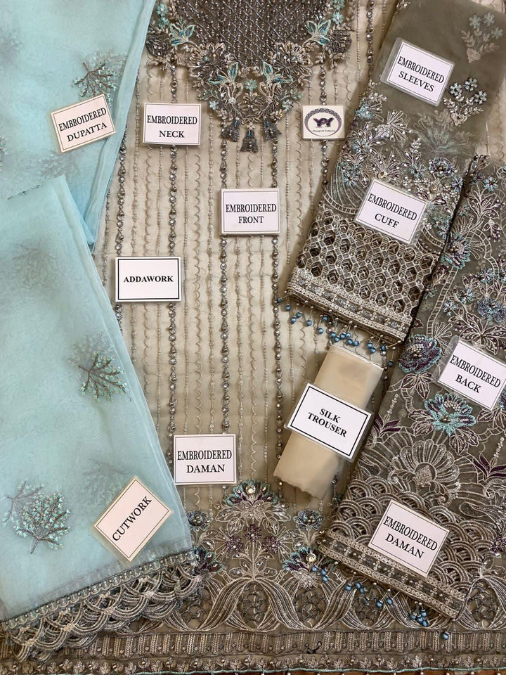 Flossie Organza Suit-Aarasta