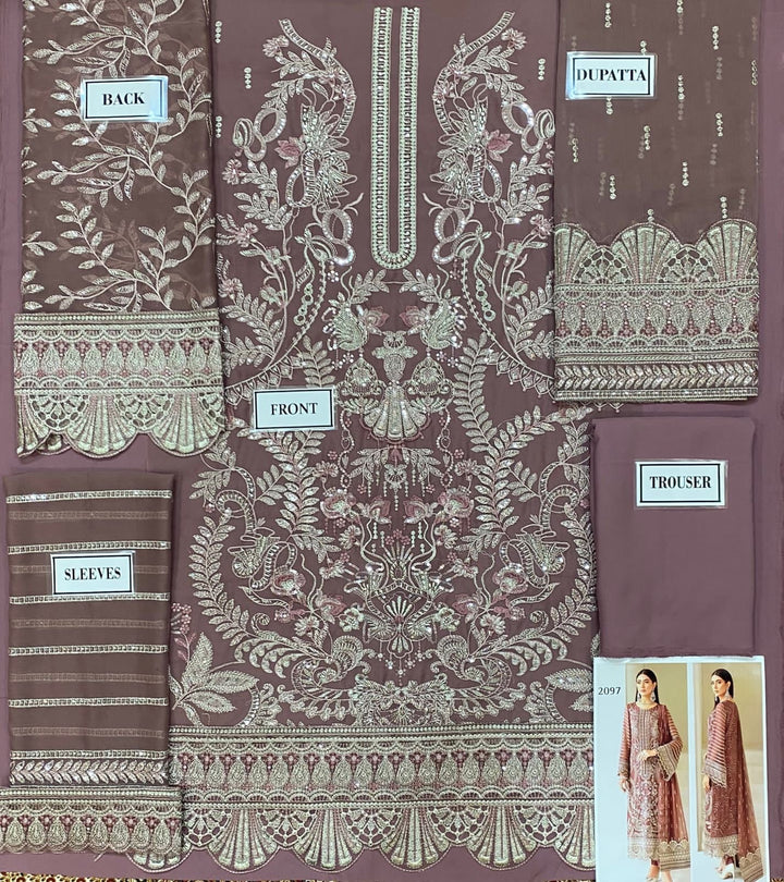 Flossie Chiffon Suit-Aarasta