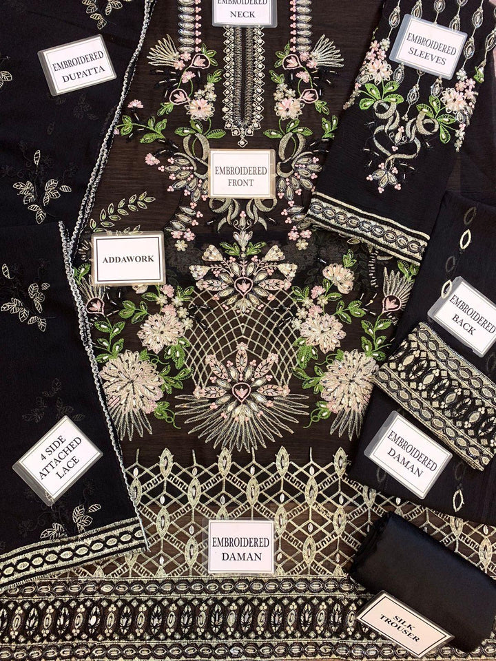 Flossie Chiffon Suit-Aarasta