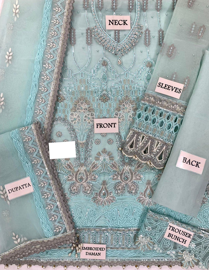 Flossie Organza Suit-Aarasta