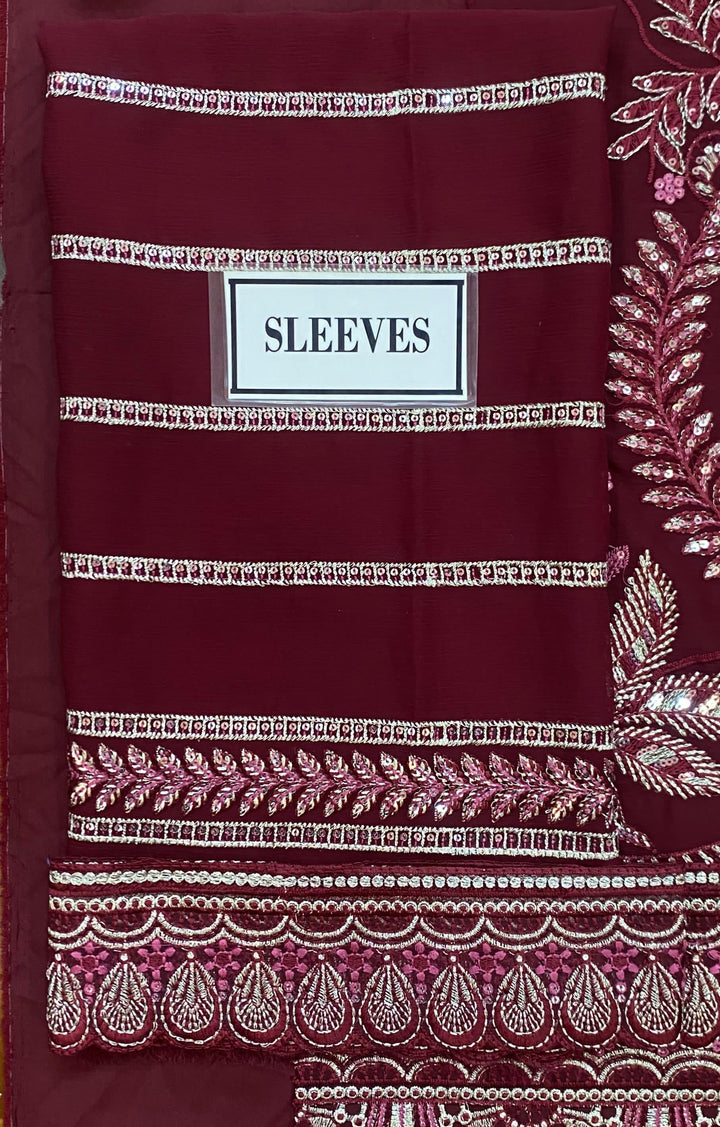 Flossie Chiffon Suit-Aarasta