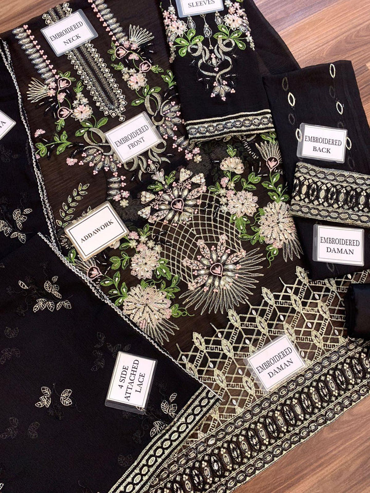 Flossie Chiffon Suit-Aarasta