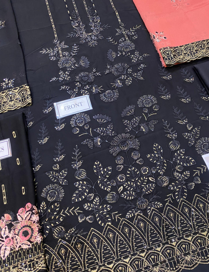 Flossie Chiffon Suit-Aarasta