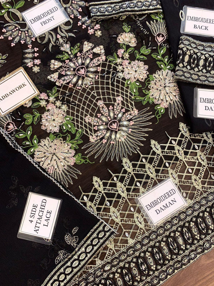 Flossie Chiffon Suit-Aarasta