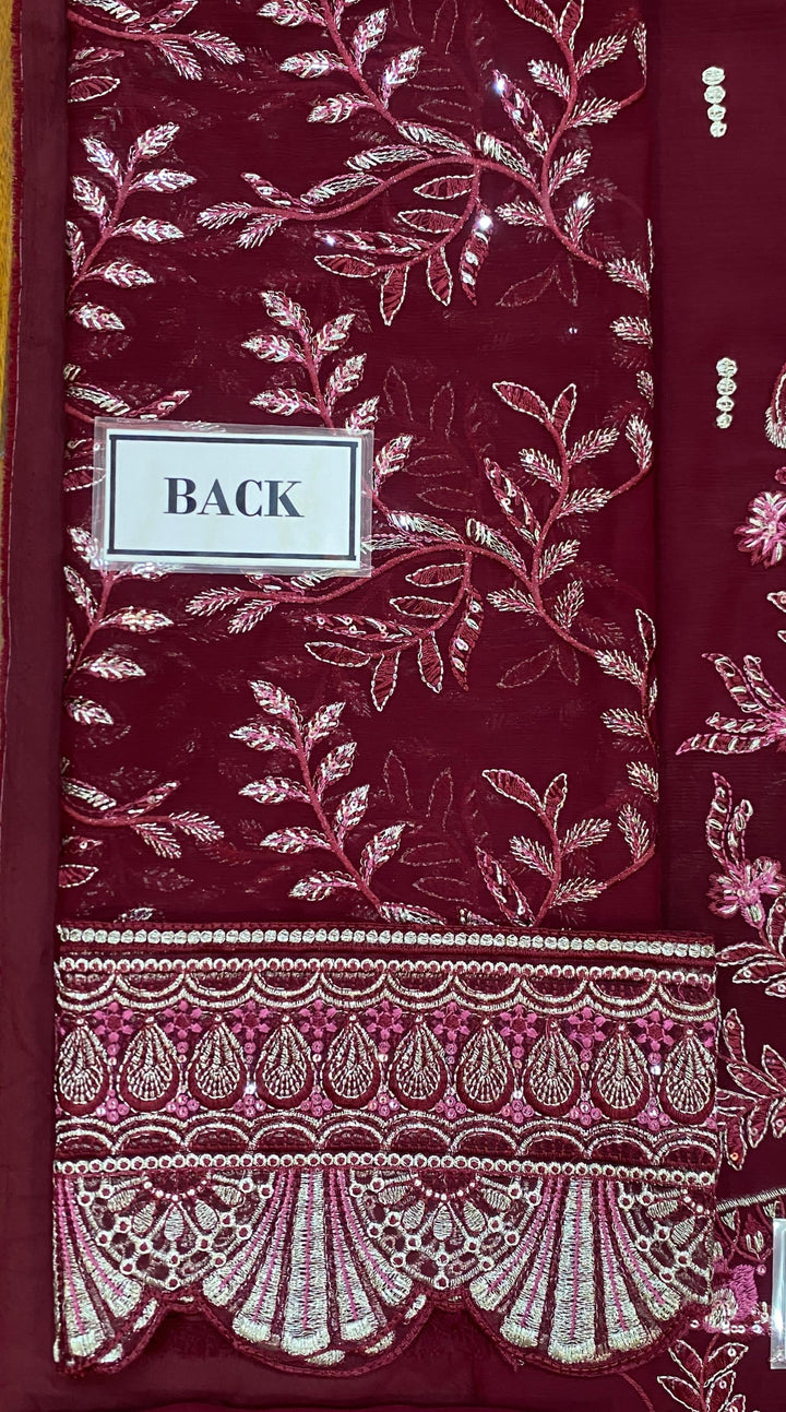 Flossie Chiffon Suit-Aarasta