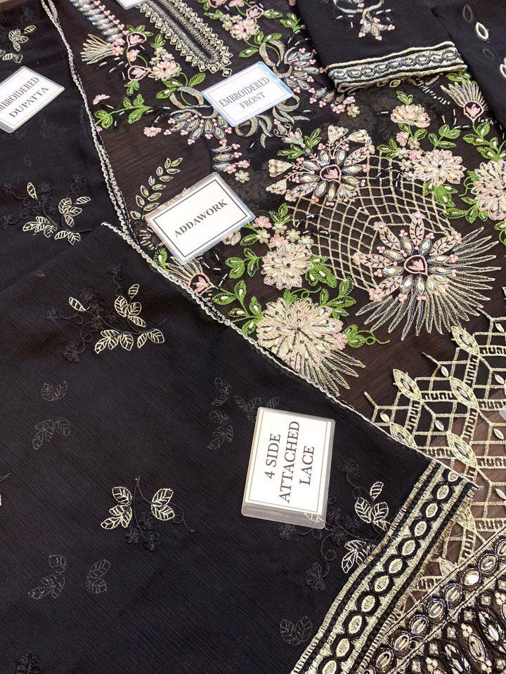 Flossie Chiffon Suit-Aarasta