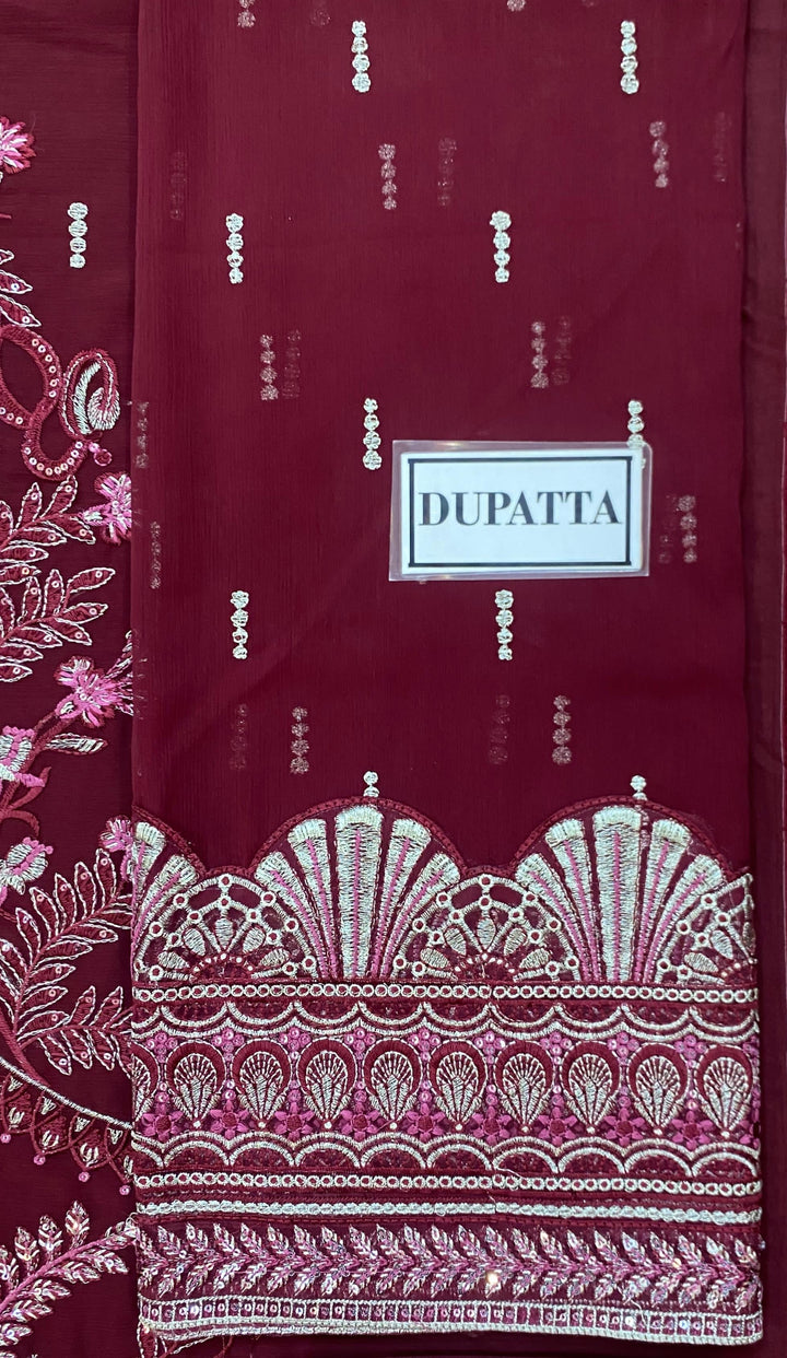 Flossie Chiffon Suit-Aarasta