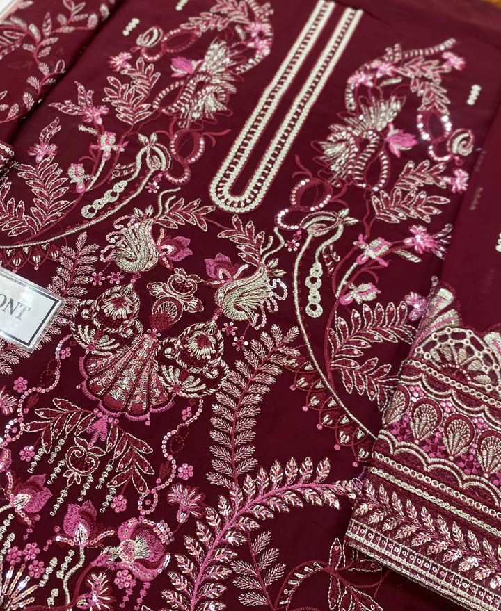 Flossie Chiffon Suit-Aarasta