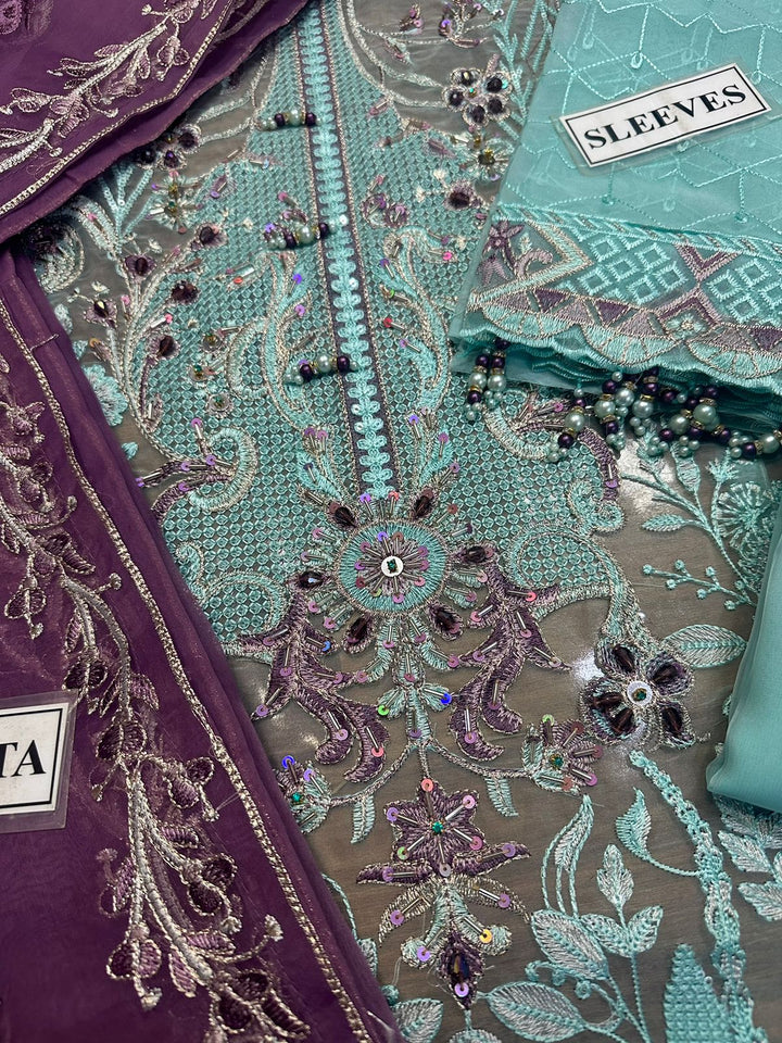 Flossie Organza Suit-Aarasta