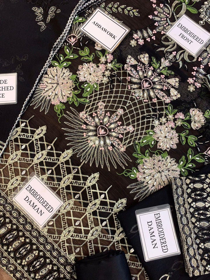 Flossie Chiffon Suit-Aarasta