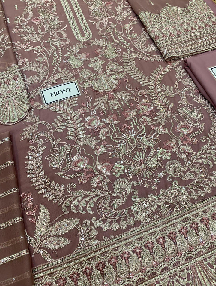 Flossie Chiffon Suit-Aarasta