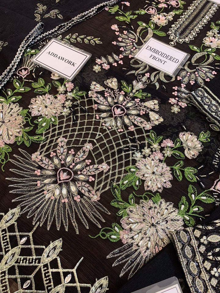 Flossie Chiffon Suit-Aarasta