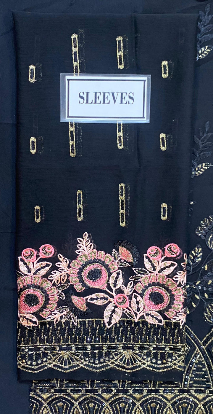 Flossie Chiffon Suit-Aarasta